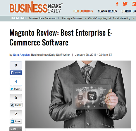 using Magento for an e commerce website