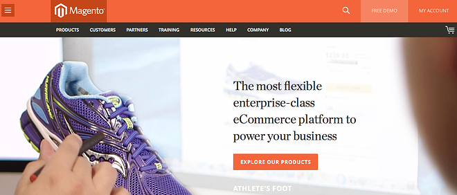 e-commerce using magento